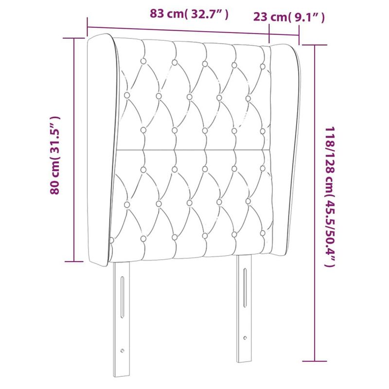 Testiera-ad-Orecchio-Nera-83x23x118-128-cm-in-Tessuto