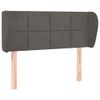 Testiera-ad-Orecchio-Grigio-Scuro-203x23x78-88-cm-in-Velluto