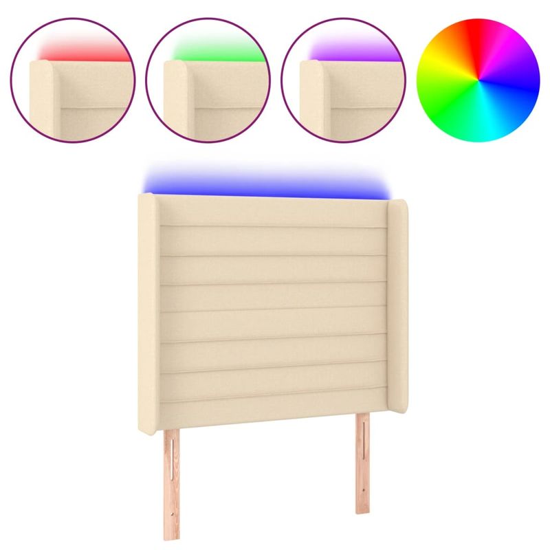 Testiera-a-LED-Crema-163x16x78-88-cm-in-Tessuto