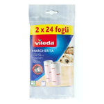 Vileda Margherita Ricambio Spazzola Adesiva per Peli Animali 48x2 Pezzi
