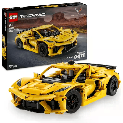 LEGO Technic Chevrolet Corvette Stingray - Modello di Auto da Corsa da Costruire