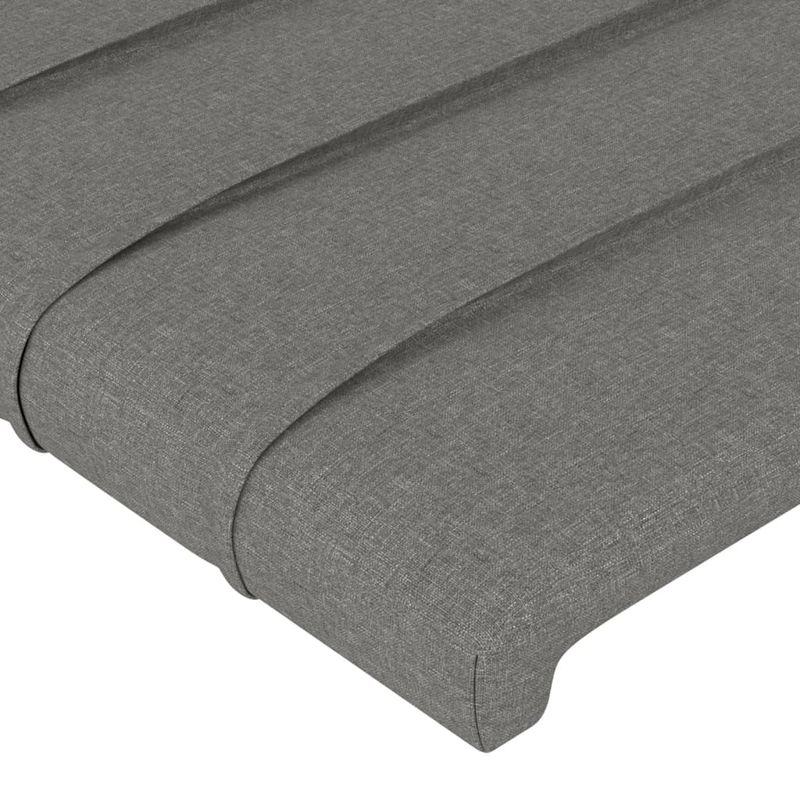 Testiera-ad-Orecchio-Grigio-Scuro-163x16x78-88-cm-in-Tessuto