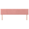 Testiera-2-pz-Rosa-90x5x78-88-cm-in-Velluto