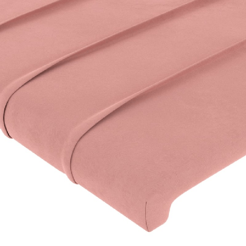 Testiera-2-pz-Rosa-90x5x78-88-cm-in-Velluto