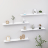 vidaXL-Mensole-da-Parete-4-pz-Bianche-80x9x3-cm
