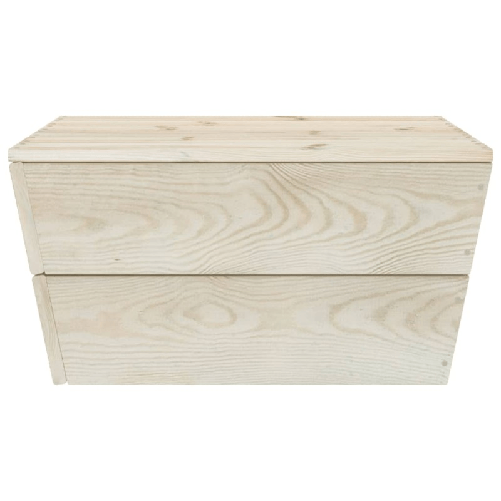 vidaXL-Tavolo-da-Giardino-60x60x30-cm-in-Legno-di-Abete-Impregnato
