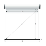 Sopar 5241 schermo per proiettore 2,62 m (103") 4:3