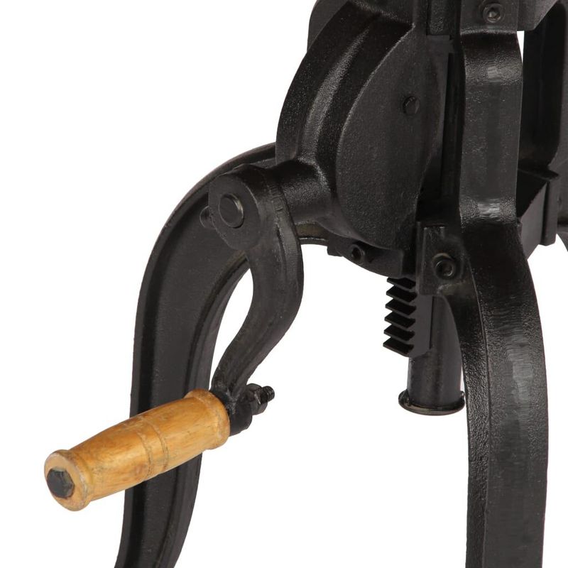 vidaXL-Tavolino-45x-45-62--cm-in-Legno-Massello-di-Recupero-e-Ghisa