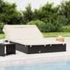 vidaXL-Lettino-Doppio-Tetto-Pieghevole-Nero-213x118x97cm-in-Polyrattan