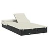 vidaXL-Lettino-Doppio-Tetto-Pieghevole-Nero-213x118x97cm-in-Polyrattan