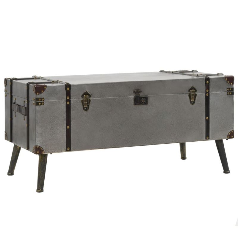 vidaXL-Tavolino-da-Caffe-in-MDF-e-Alluminio-102x51x475-cm