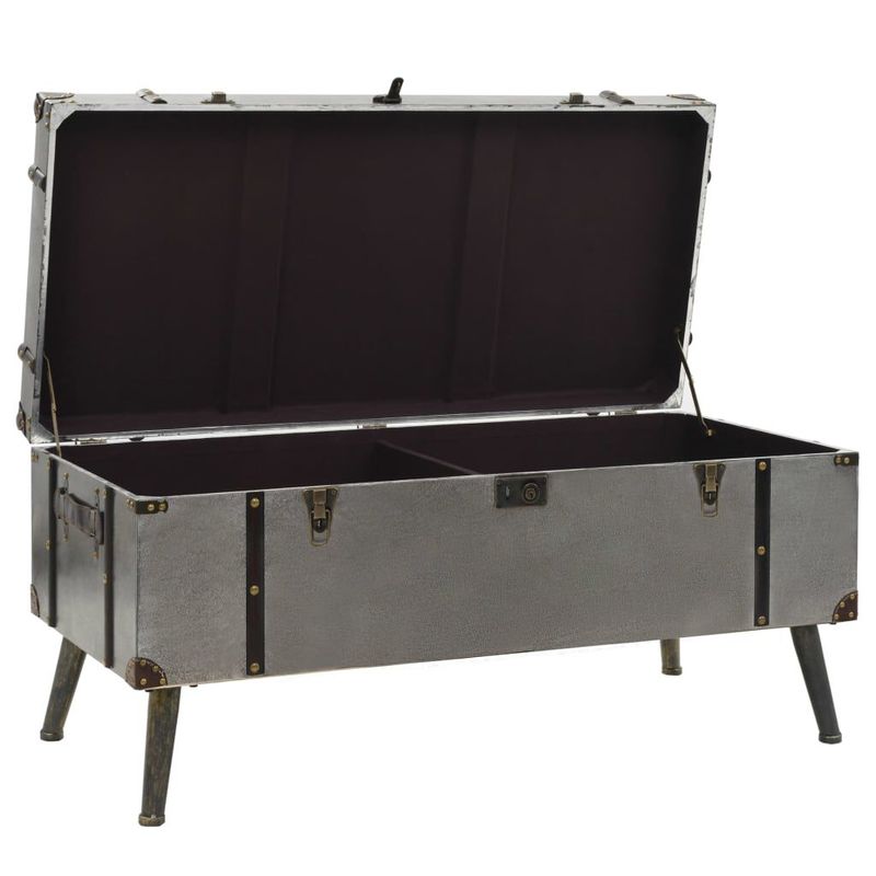 vidaXL-Tavolino-da-Caffe-in-MDF-e-Alluminio-102x51x475-cm