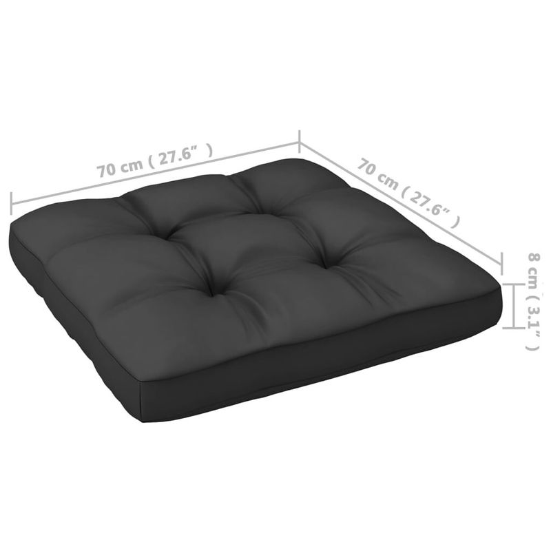 vidaXL-Set-Divani-da-Giardino-4-pz-con-Cuscini-Legno-Massello-di-Pino