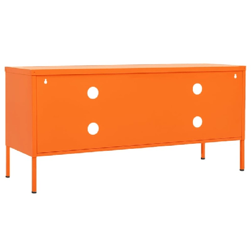 vidaXL-Mobile-TV-Arancione-105x35x50-cm-in-Acciaio