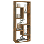 vidaXL-Mensola-a-Muro-Rovere-Fumo-36x16x90-cm-in-Legno-Multistrato