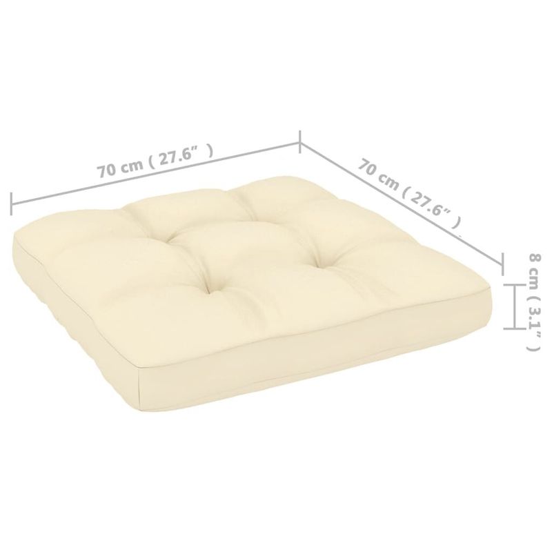 vidaXL-Set-Divani-da-Giardino-8-pz-Cuscini-Miele-in-Massello-di-Pino