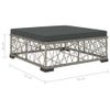 vidaXL-Set-Divani-da-Giardino-6-pz-con-Cuscini-in-Polyrattan-Grigio