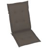 vidaXL-Sedie-da-Giardino-6-pz-e-Cuscini-Grigio-Talpa-Massello-di-Teak