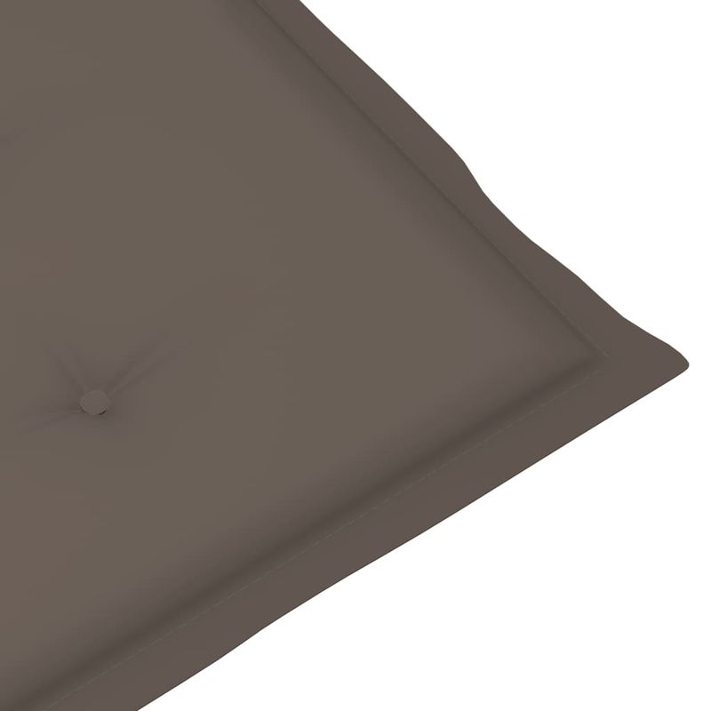 vidaXL-Sedie-da-Giardino-6-pz-e-Cuscini-Grigio-Talpa-Massello-di-Teak