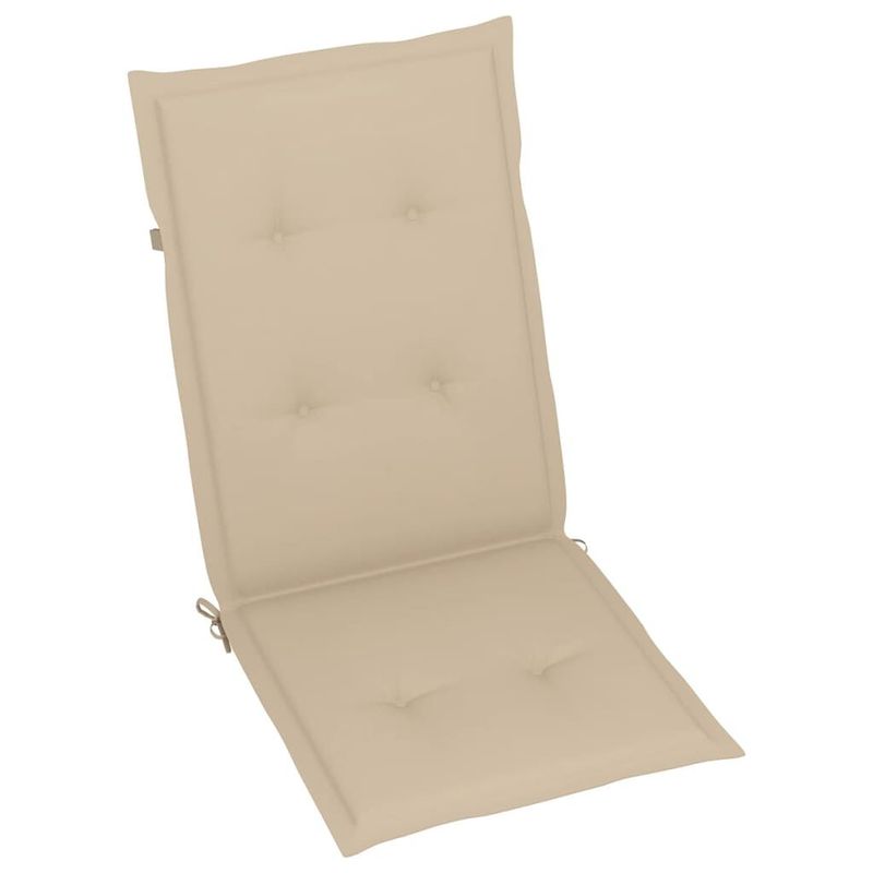 vidaXL-Sedie-Reclinabili-da-Giardino-con-Cuscini-8-pz-Massello-di-Teak