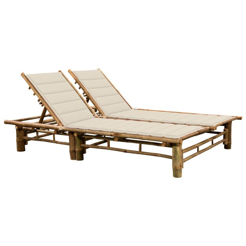 vidaXL-Lettino-Prendisole-Doppio-con-Cuscini-in-Bambu