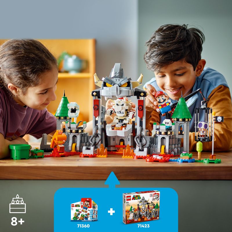 LEGO-Super-Mario-71423-Pack-di-Espansione-Battaglia-al-Castello-di-Skelobowser-con-5-Personaggi-Giochi-per-Bambini-8--Anni