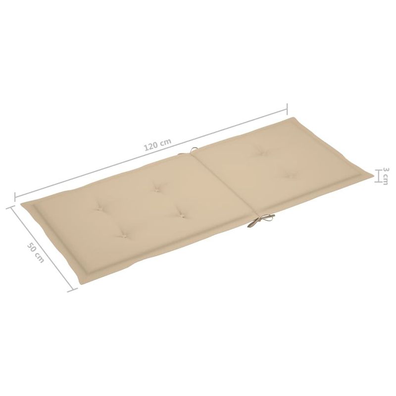 vidaXL-Sedie-Reclinabili-da-Giardino-con-Cuscini-8-pz-Massello-di-Teak