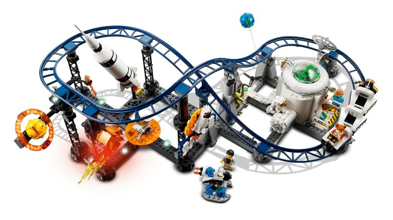 LEGO-Creator-3in1-31142-Montagne-Russe-Spaziali-o-Torre-a-Caduta-o-Giostra-Parco-Giochi-da-Costruire-con-Mattoncini-Luminosi