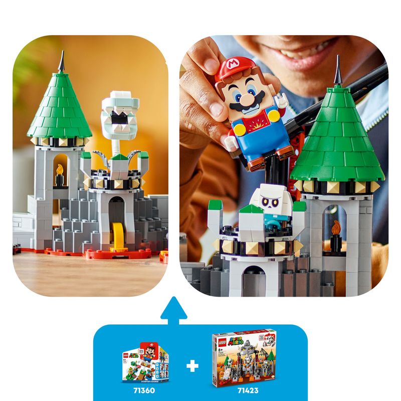 LEGO-Super-Mario-71423-Pack-di-Espansione-Battaglia-al-Castello-di-Skelobowser-con-5-Personaggi-Giochi-per-Bambini-8--Anni