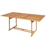 vidaXL-Set-da-Pranzo-da-Giardino-7-pz-in-Legno-Massello-di-Teak