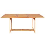 vidaXL-Set-da-Pranzo-da-Giardino-7-pz-in-Legno-Massello-di-Teak