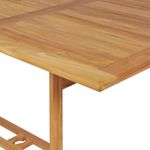 vidaXL-Set-da-Pranzo-da-Giardino-7-pz-in-Legno-Massello-di-Teak