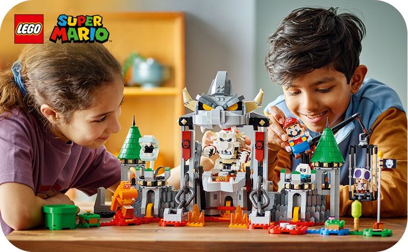 LEGO-Super-Mario-71423-Pack-di-Espansione-Battaglia-al-Castello-di-Skelobowser-con-5-Personaggi-Giochi-per-Bambini-8--Anni