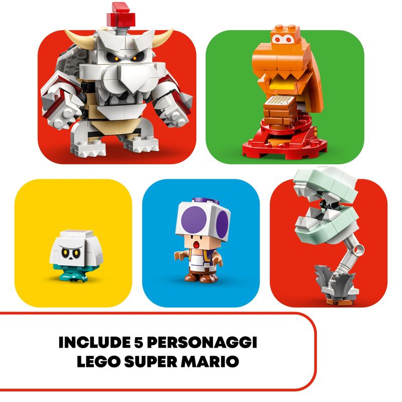 LEGO-Super-Mario-71423-Pack-di-Espansione-Battaglia-al-Castello-di-Skelobowser-con-5-Personaggi-Giochi-per-Bambini-8--Anni