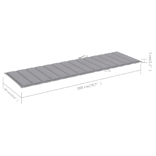 vidaXL-Lettino-Prendisole-da-Giardino-con-Cuscino-in-Bambu