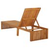 vidaXL-Lettino-Prendisole-con-Cuscino-in-Legno-Massello-di-Acacia