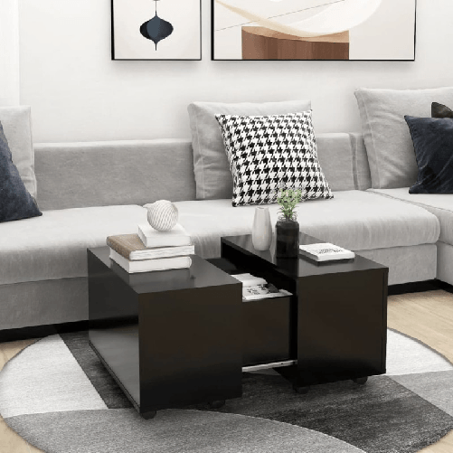vidaXL-Tavolino-da-Salotto-Nero-60x60x38-cm-in-Truciolato