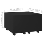 vidaXL-Tavolino-da-Salotto-Nero-60x60x38-cm-in-Truciolato