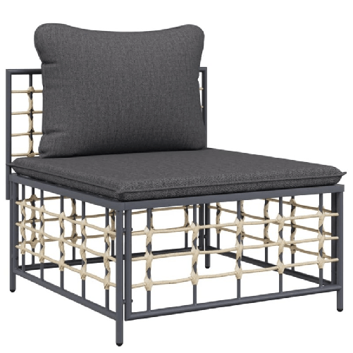 Set-Divani-da-Giardino-6-pz-con-Cuscini-Antracite-in-Polyrattan