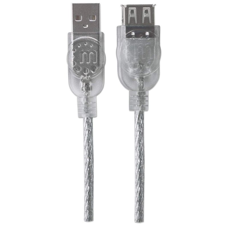 Manhattan-340496-cavo-USB-3-m-USB-2.0-USB-A-Argento