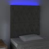 Testiera-a-LED-Grigio-Scuro-100x7x78-88-cm-in-Velluto