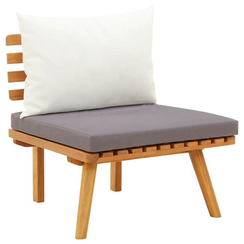 vidaXL-Set-Divani-da-Giardino-7-pz-con-Cuscini-in-Massello-di-Acacia