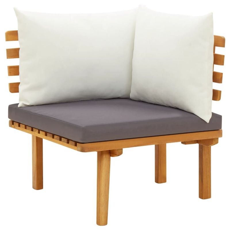 vidaXL-Set-Divani-da-Giardino-7-pz-con-Cuscini-in-Massello-di-Acacia