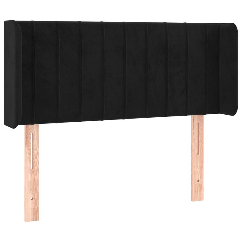 Testiera-a-LED-Nera-183x16x78-88-cm-in-Velluto