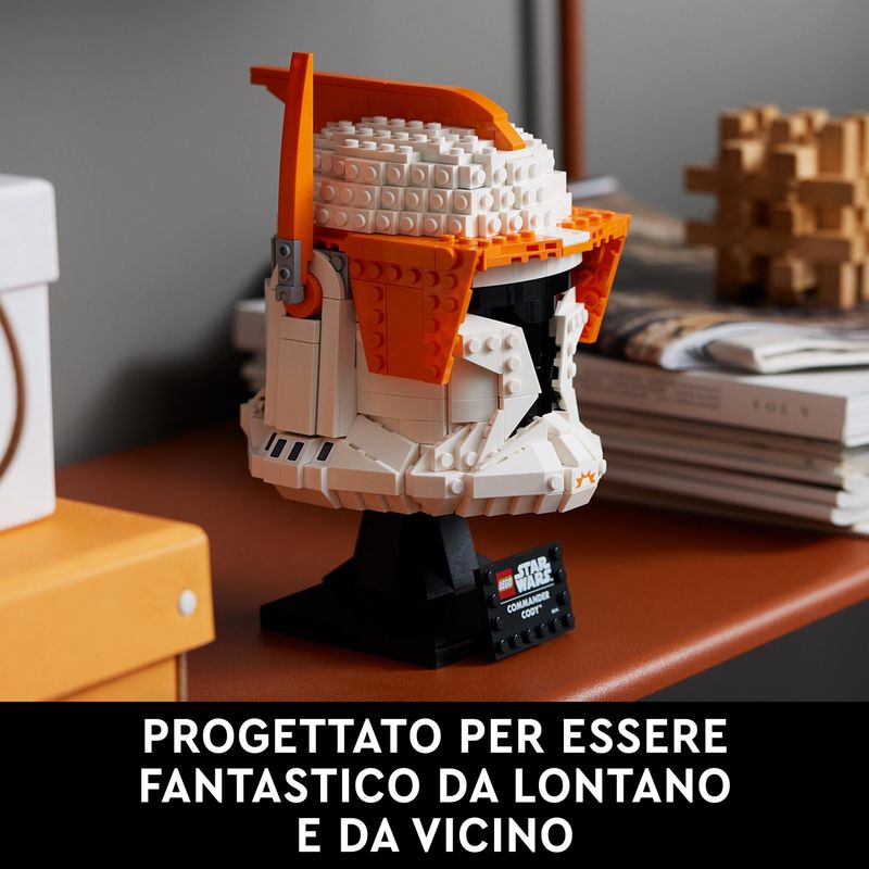 LEGO-Star-Wars-75350-Casco-del-Comandante-Clone-Cody-Serie-Caschi-2023-Collezione-per-Adulti-da-The-Clone-Wars-Idea-Regalo