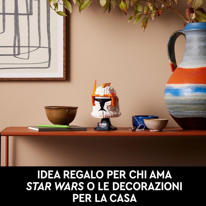 LEGO-Star-Wars-75350-Casco-del-Comandante-Clone-Cody-Serie-Caschi-2023-Collezione-per-Adulti-da-The-Clone-Wars-Idea-Regalo