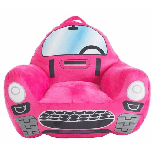 BigBuy Home Poltrona per Bambini Macchina Fucsia 52 x 48 x 51 cm