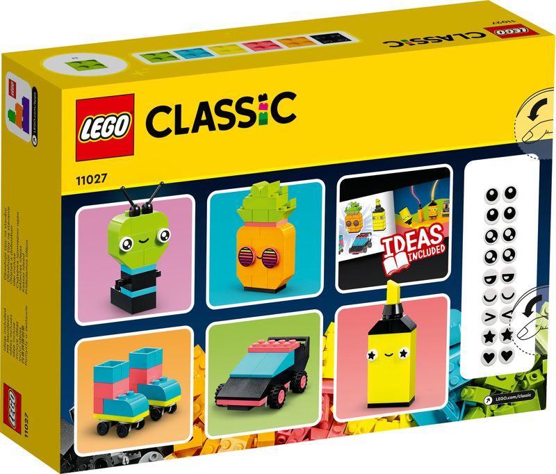 LEGO-Classic-11027-Divertimento-Creativo---Neon-Costruzioni-in-Mattoncini-con-Macchina-Giocattolo-Giochi-per-Bambini-5-