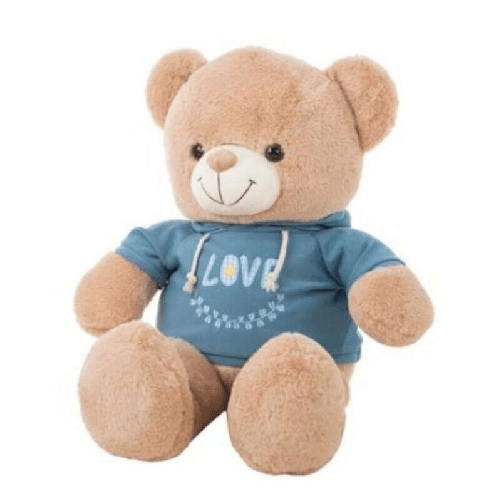 BigBuy Kids Orsetto di Peluche Mifi Love Maglia 80 cm