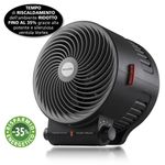 Macom-Enjoy-and-Relax-Tornado-Interno-Nero-2000-W-Riscaldatore-ambiente-elettrico-con-ventilatore